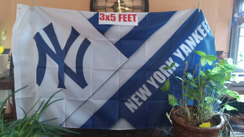 New York Yankees Diagonal 3x5 MLB Flag