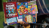 Nintendo 5 Book Lot Fact Secrets Quiz Stickers Super Mario Lego BUNDLE
