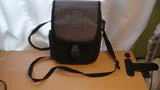 Nintendo DS DSi 3DS DS-Lite Black Zippered Shoulder Bag Case