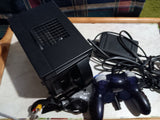 Nintendo Gamecube Black Console With Controller and System Cables