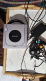 Nintendo Gamecube Platinum Console With Controller and System Cables
