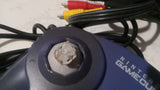 Nintendo Gamecube Platinum Console + Indigo Controller System AV AC Cables