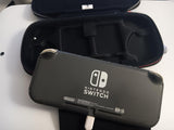 Nintendo Switch Lite Black Console with Mario Kart Case