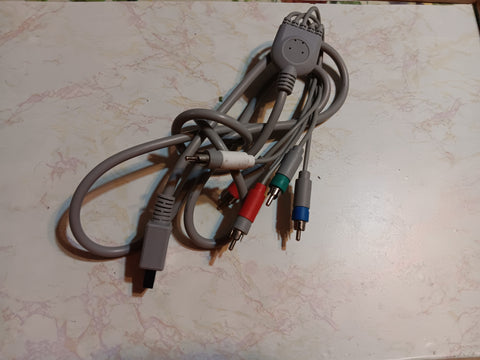 Nintendo Wii Component HD Cable Tested Gray TV Cord