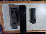 Nintendo Wii Console Working Black System Only + Vertical Stand + Sleeve