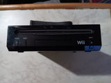 Nintendo Wii Console Working Black System Only + Vertical Stand + Sleeve