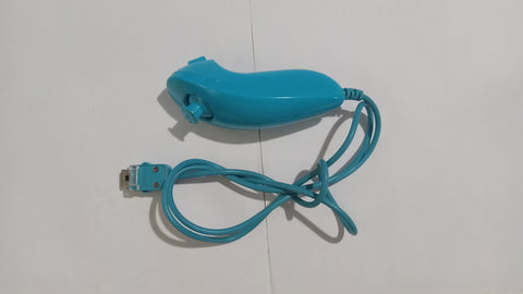 Nintendo Wii Nunchuck Teal OME Blue Controller