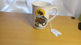Norman Rockwell Saturday Evening Post 1926 Mug Kids on a Bench Glass Cup