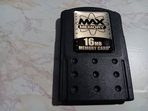 PS2 16MB MAX Memory Card Playstation 2 Silver Label
