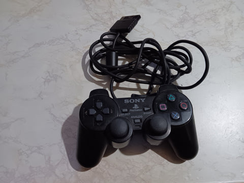 PS2 Black Dualshock 2 Controller OEM Sony Playstation 2 Original