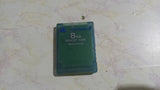 PS2 Clear Green 8MB Memory Card Official Sony Playstation 2 OEM