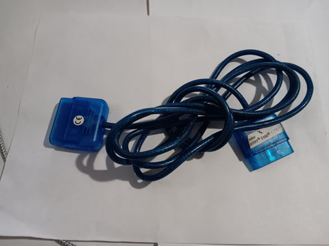 PS2 Controller Extension Cable Light Blue Playstation Cord