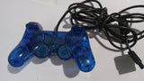 PS2 OEM Dualshock 2 Clear Ocean Blue Sony Playstation 2 Controller SCPH-10010