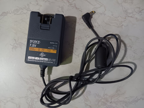 PSOne Power Cable Sony OEM AC Adapter Cord SCPH-113 White Playstation 1