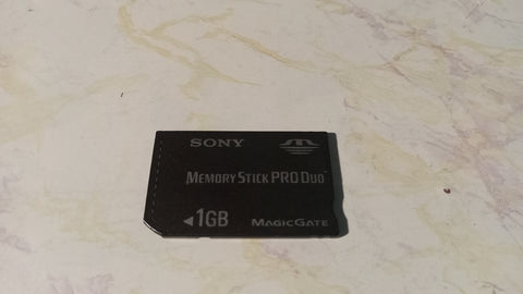 PSP Sony 1GB Memory Pro Duo Card Memory Stick