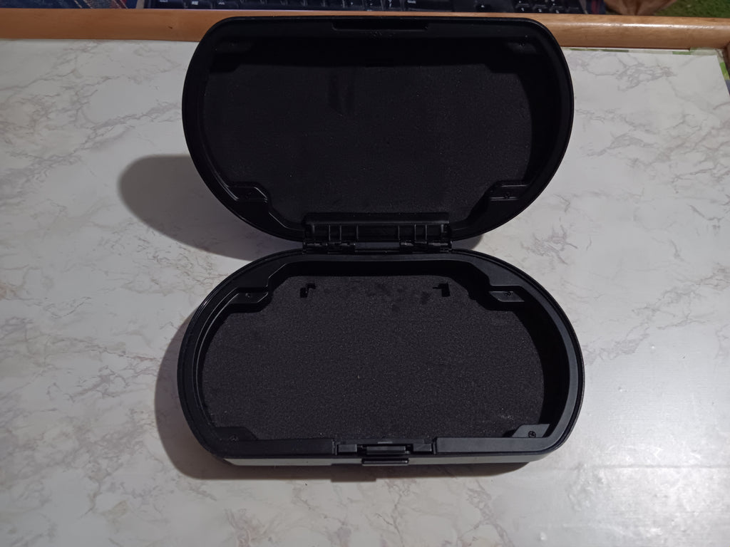 PSP Storage Case Hard To Find Plastic Black Protects Console & Game ...