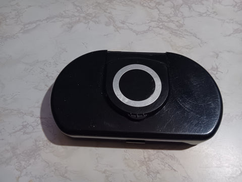 PSP Storage Case Hard To Find Plastic Black Protects Console & Game