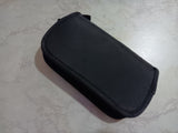 PSP Storage Case Silver & Black Zippered Holds Console & Games