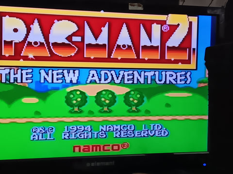 Pac-Man 2 The New Adventures SNES Tested Super Nintendo Video Game
