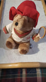 Paddington Bear Tennis Player With Tennis Racquet Vintage 1981 Eden Toys