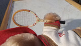Paddington Bear Tennis Player With Tennis Racquet Vintage 1981 Eden Toys