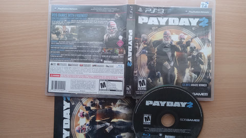 Payday 2 Used PS3 Video Game