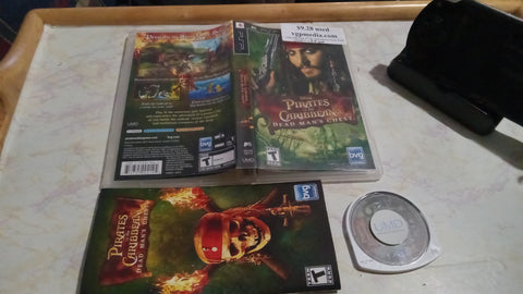 Pirates of the Caribbean Dead Mans Chest PSP COMPLETE Tested Video Game