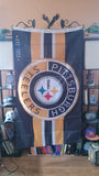 Pittsburgh Steelers NFL 3X5 Feet Flag Circle Banner Wall Decor or Pole Hang