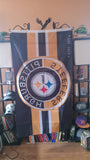 Pittsburgh Steelers NFL 3X5 Feet Flag Circle Banner Wall Decor or Pole Hang