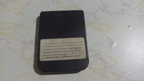 Playstation 1 Black Memory Card PS1 Unbranded