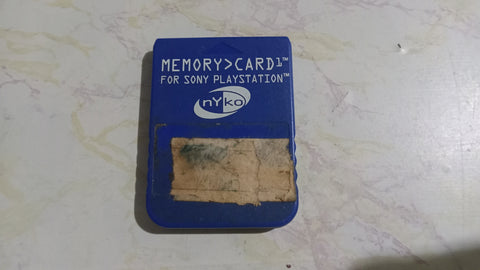 Playstation 1 Blue Memory Card PS1 Nyko