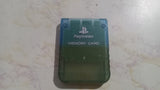 Playstation 1 Clear Blue Memory Card By Sony OEM PS1