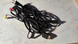 Playstation OEM Sony AV Cord + Power Cable BUNDLE for PS2 Fat + PS1 Consoles