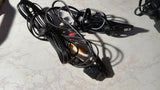 Playstation OEM Sony AV Cord + Power Cable BUNDLE for PS2 Fat + PS1 Consoles