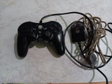 Playstation Wired Black Pelican Controller + Extension Cable Bundle