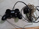 Playstation Wired Black Pelican Controller + Extension Cable Bundle