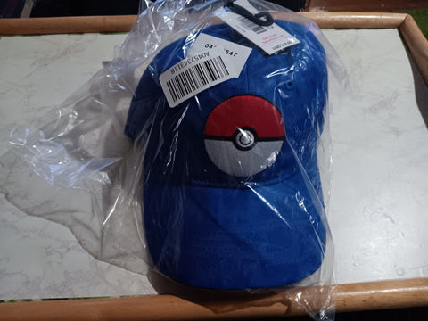 Pokeball Pokémon Dad Hat Blue Baseball Cap