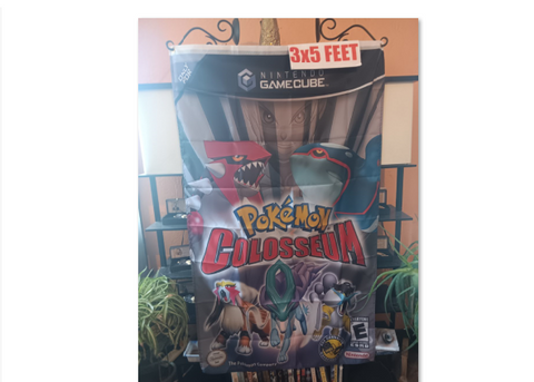 Pokemon Colosseum 3X5 Feet Flag Banner Game Cover Design