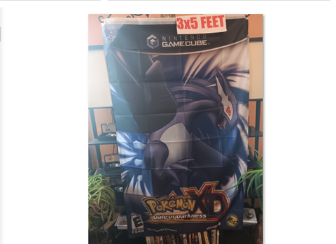 Pokemon XD Gale of Darkness 3X5 Feet Flag Banner Game Cover Design