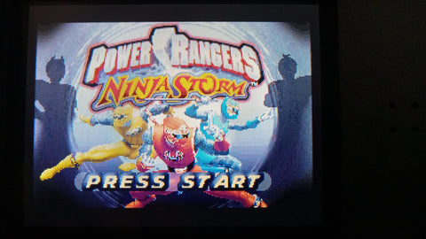 Power Rangers Ninja Storm GBA Tested Nintendo Gameboy Advance Video Game