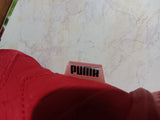 Puma Womens Size 8 Athletic Sneakers Black & Red Shoes Used