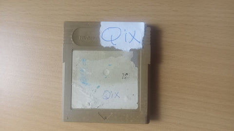 Qix Gameboy Color Used Video Game
