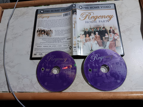 Regency House Party (DVD, 2004, 2-Disc Set) PBS Home Video RARE Tested