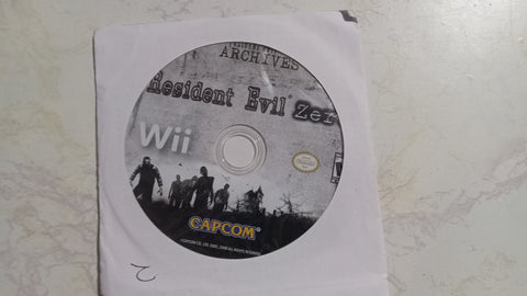 Resident Evil Zero Archives Tested Nintendo Wii Video Game