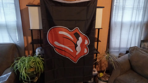 Rolling Stones 3x5 Flag Mick Jagger Tongue Logo Music