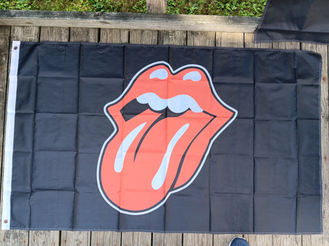 Rolling Stones Tongue 3x5 Foot Flag
