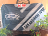 San Antonio Spurs Diagonal NBA 3X5 Feet Flag Banner Pole or Wall Decor