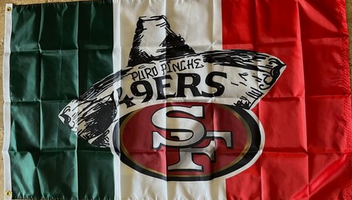 San Francisco 49ers 3x5 NFL Flag Mexico Sombrero