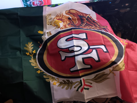 San Francisco 49ers Mexico Eagle NFL 3x5 foot Flag BRAND NEW