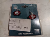 San Francisco 49ers NFL Dangle Earrings